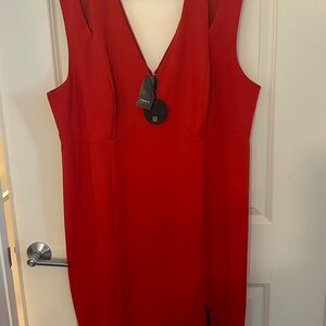 Torrid Vibrant Red Midi Dress